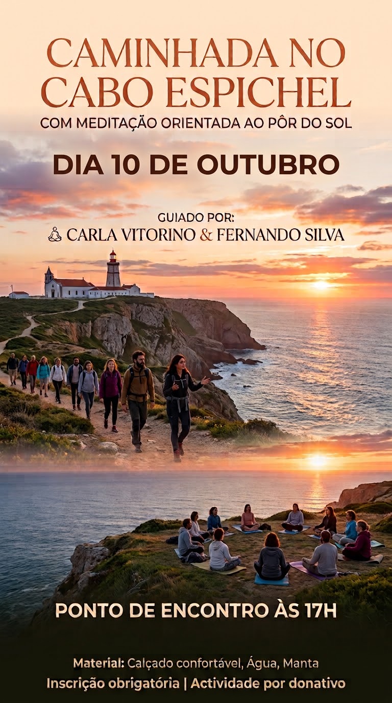 Caminhada ao Pôr do Sol no Cabo Espichel com Meditação.